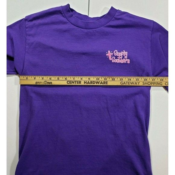 Purple Simply Southern S Small T-Shirt Jesus Christian EUC - Picture 6 of 7